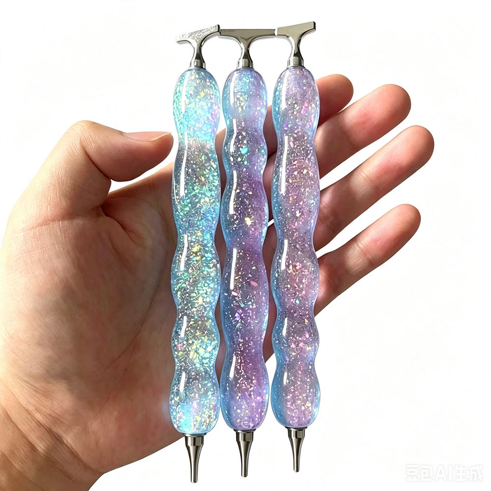Embroidery Tools - 새로운 핑크 블루 샤이니 다이아몬드 페인팅