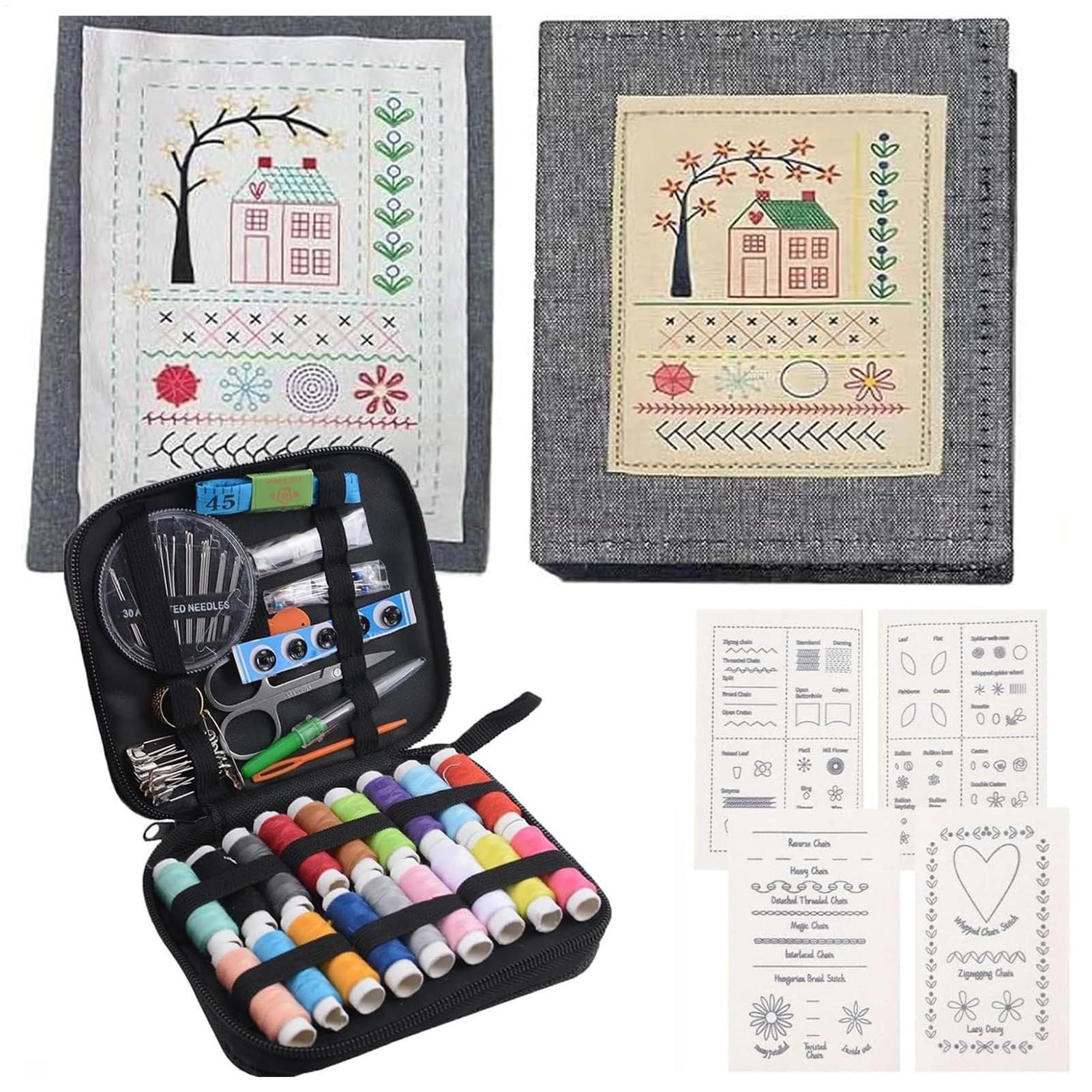 Embroidery Guide Paper - 초보자를 위한 자수 스티치 북 DIY