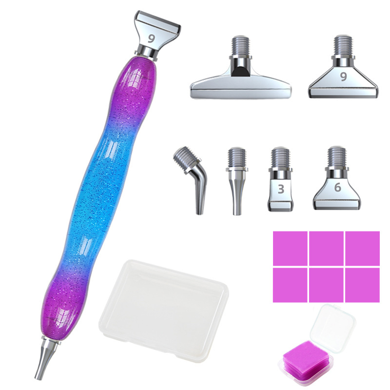 Embroidery Tools - 다이아몬드 페인팅용 새 레진 도팅펜 (나사형