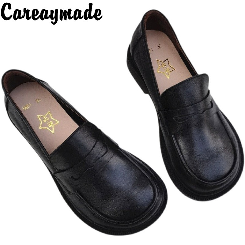 Embroidery Flat Shoes - Careaymade-여성용 캐주얼 신발, 슬립온 옥스포드 신발,