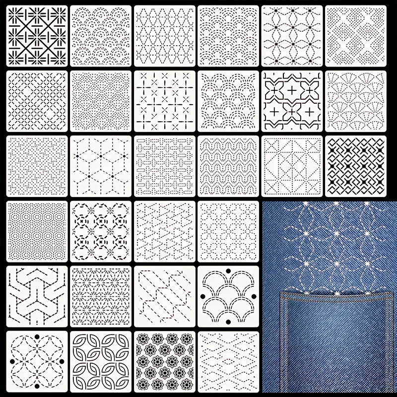 Embroidery And Quilting - 30개 자수 템플릿 DIY 자수 패턴