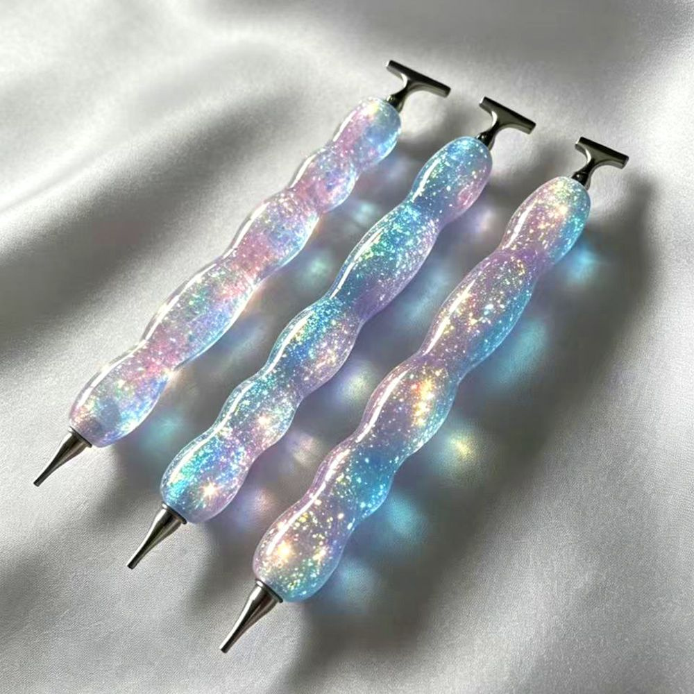 새로운 핑크 블루 샤이니 다이아몬드 페인팅 펜, 나사형 - Embroidery Tools 리뷰 및 가격