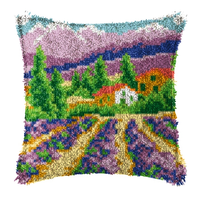 래치 훅 아웃도어 시리즈 쿠션 베개 커버 크로셰 카펫  - Printed Embroidery Kit 리뷰 및 가격