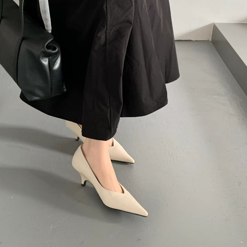 SUOJIALUN 2025 봄 신상 여성 펌프스 슈즈  - Embroidery Flat Shoes 리뷰 및 가격