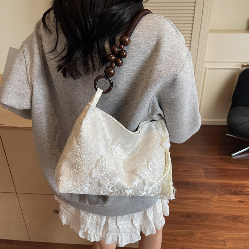 새로운 우아한 숙녀 핸드백 나일론 어깨 가방 크로스 바 - Embroidery Ideas For Bags 리뷰 및 가격