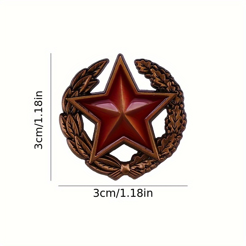 벨로루시 레드 스타 엠블럼 1개 - 안전한 고무 잠금  - Embroidery Legacy 리뷰 및 가격