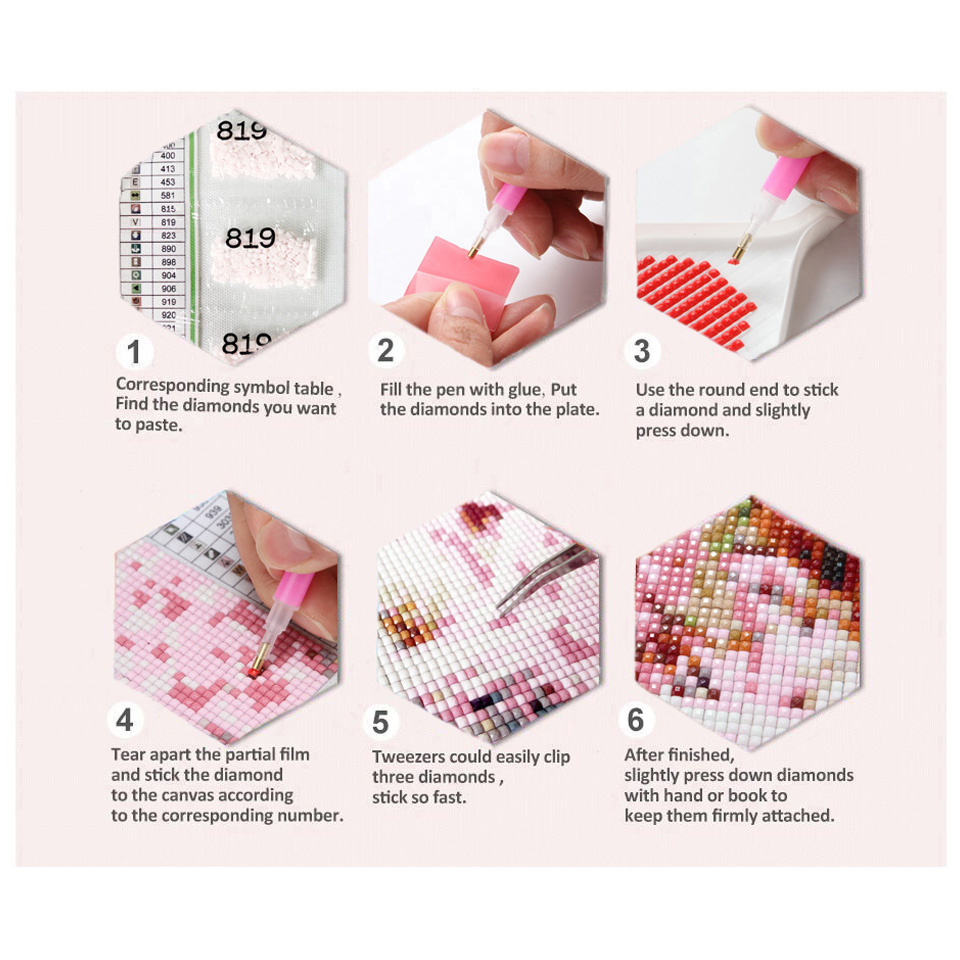 다이아몬드 페인팅 뉴욕, 도쿄 도시 풍경 장식 Diy  - Embroidery York 리뷰 및 가격