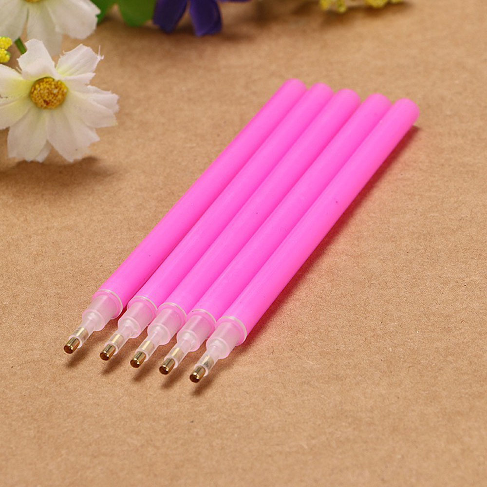 도매 50/100PCS 플라스틱 다이아몬드 페인팅 펜  - Embroidery Tools 리뷰 및 가격