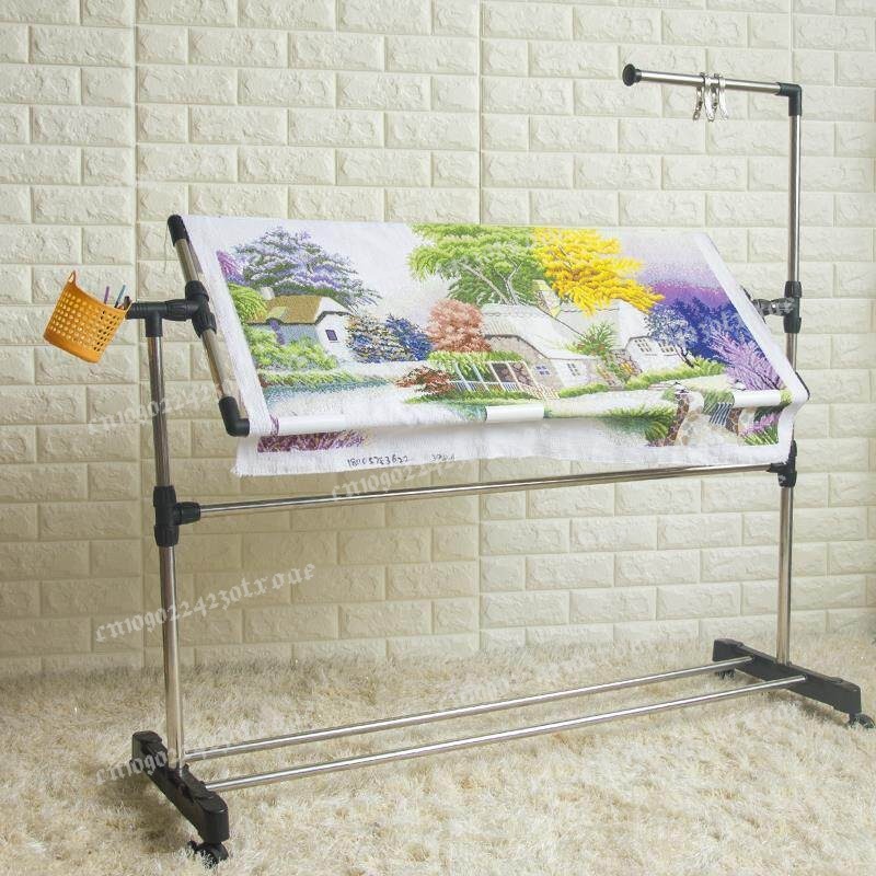조절 가능한 십자수 프레임 스탠드, 대형 자수틀 홀더  - Embroidery Frame 리뷰 및 가격