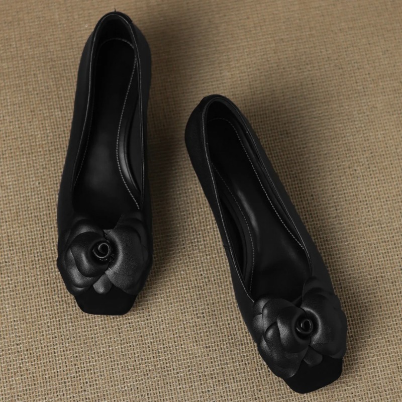 플러스 사이즈 34-41 여성용 양가죽 믹스 컬러 패치 - Embroidery Flat Shoes 리뷰 및 가격