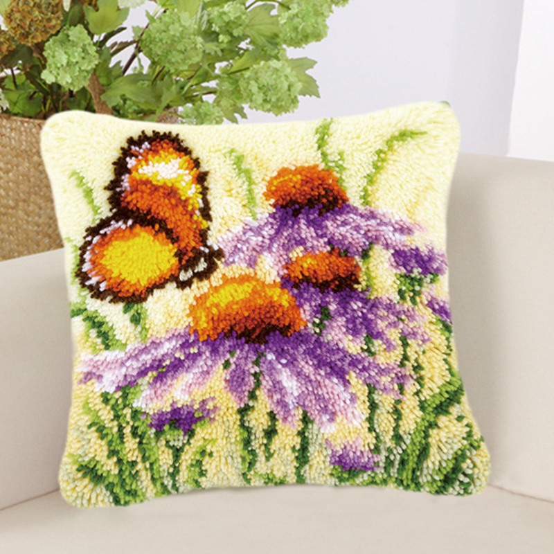 장미꽃 래치 후크 키트 DIY 자수 수공예 버튼 패드  - Printed Embroidery Kit 리뷰 및 가격