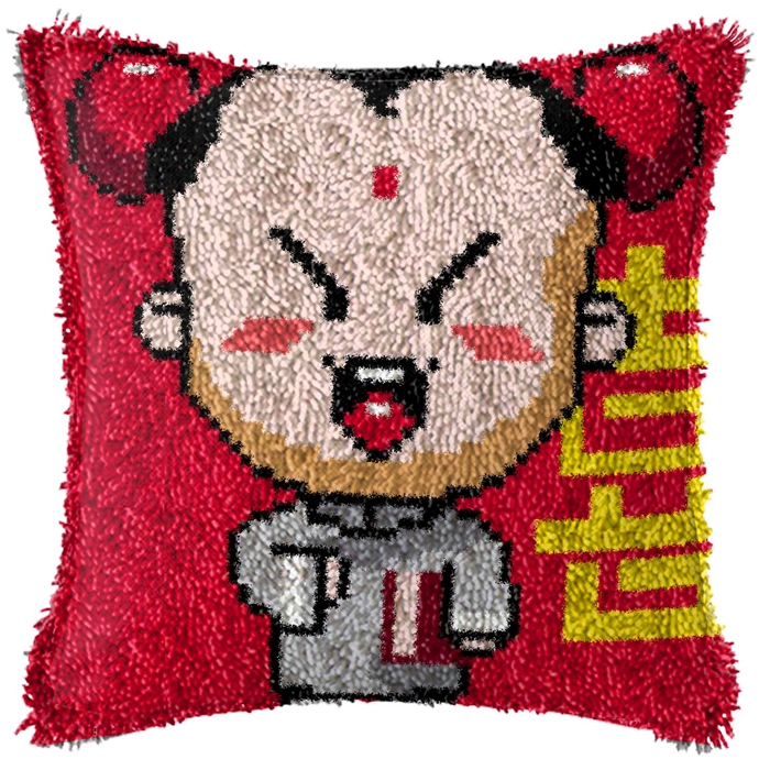 러그 크로스 스티치 베개 래치 후크 키트, 귀여운 어린 - Printed Embroidery Kit 리뷰 및 가격