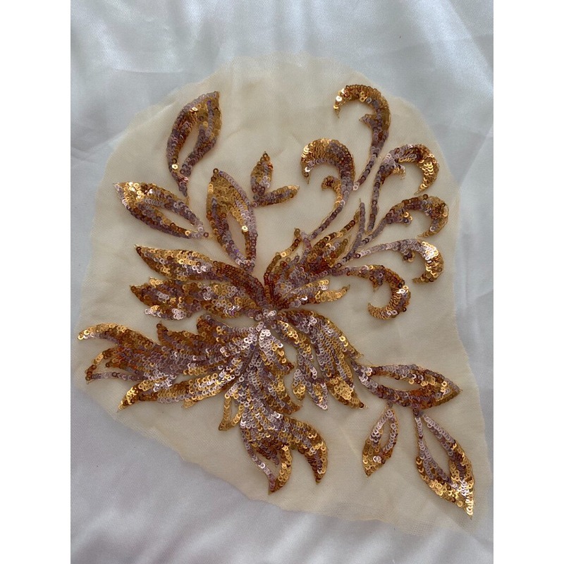 레이스 자수 메쉬 스팽글 꽃 패치 4 색 화이트 레드  - Embroidery Flower Pattern 리뷰 및 가격