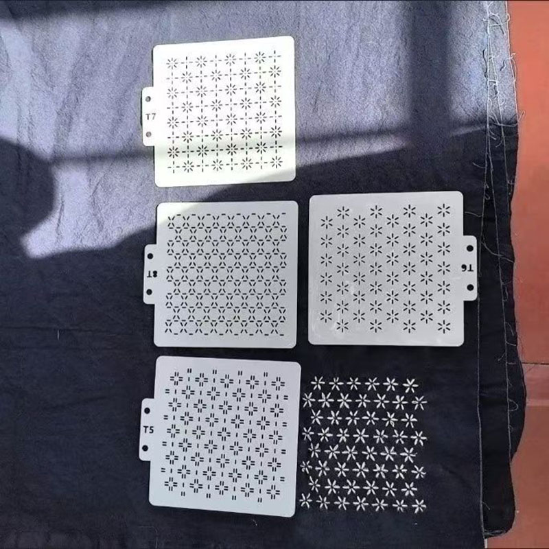 30Pcs 사시코 스텐실 세트, 플라스틱 기하학적 패턴 - Embroidery And Quilting 리뷰 및 가격