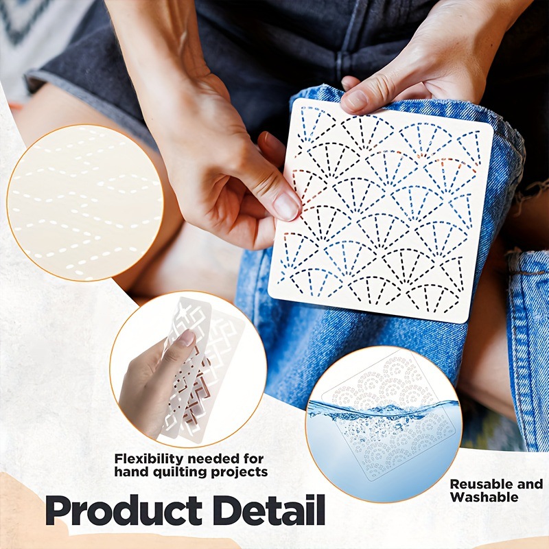 30개 자수 템플릿 DIY 자수 패턴 기하학적 라인 퀼 - Embroidery And Quilting 리뷰 및 가격