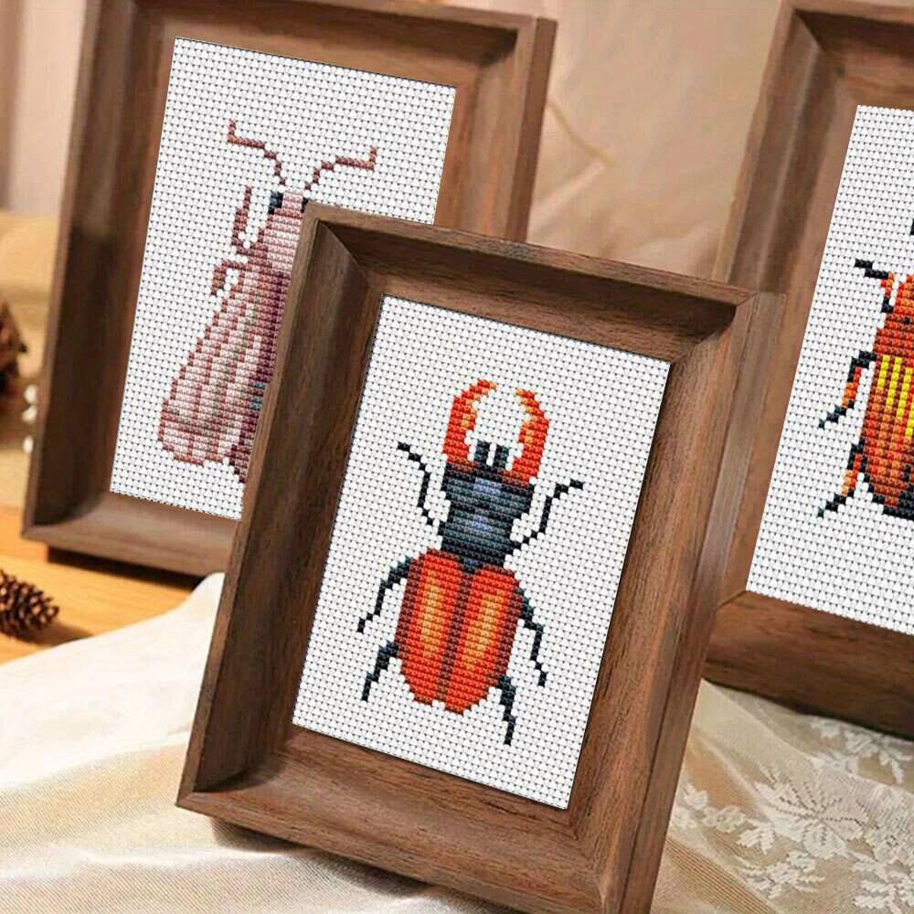 8개 세트 곤충 크로스 스티치 자수 키트 동물 11Ct - Embroidery X Pattern 리뷰 및 가격