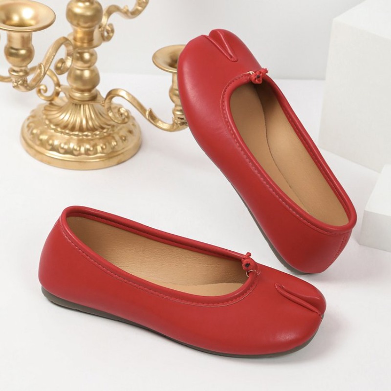 여성용 스플릿 토 발레 플랫 노트 장식 슬립온 플랫 슈 - Embroidery Flat Shoes 리뷰 및 가격