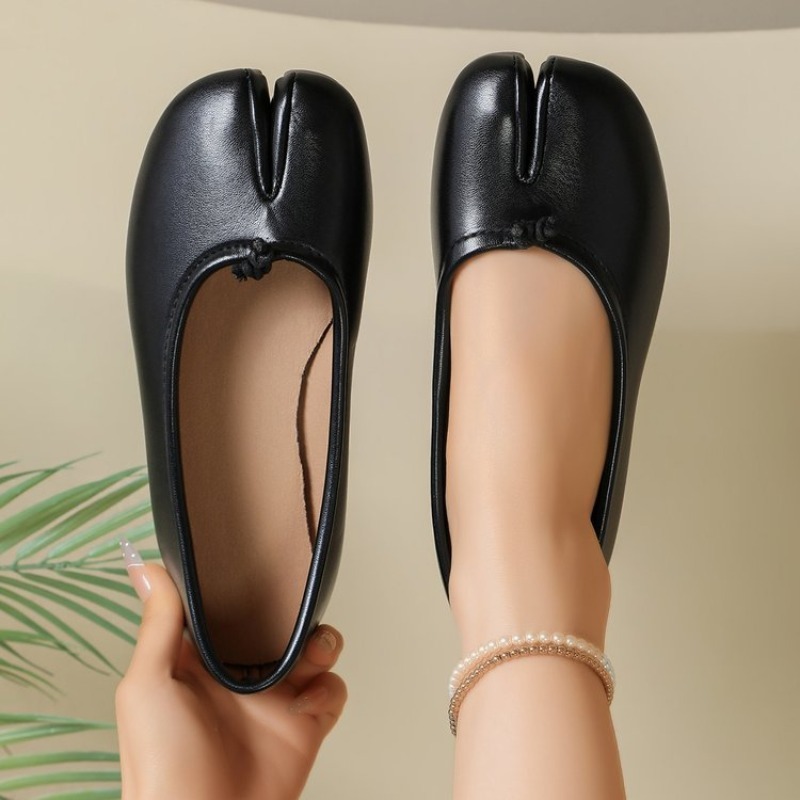 여성용 스플릿 토 발레 플랫 노트 장식 슬립온 플랫 슈 - Embroidery Flat Shoes 리뷰 및 가격