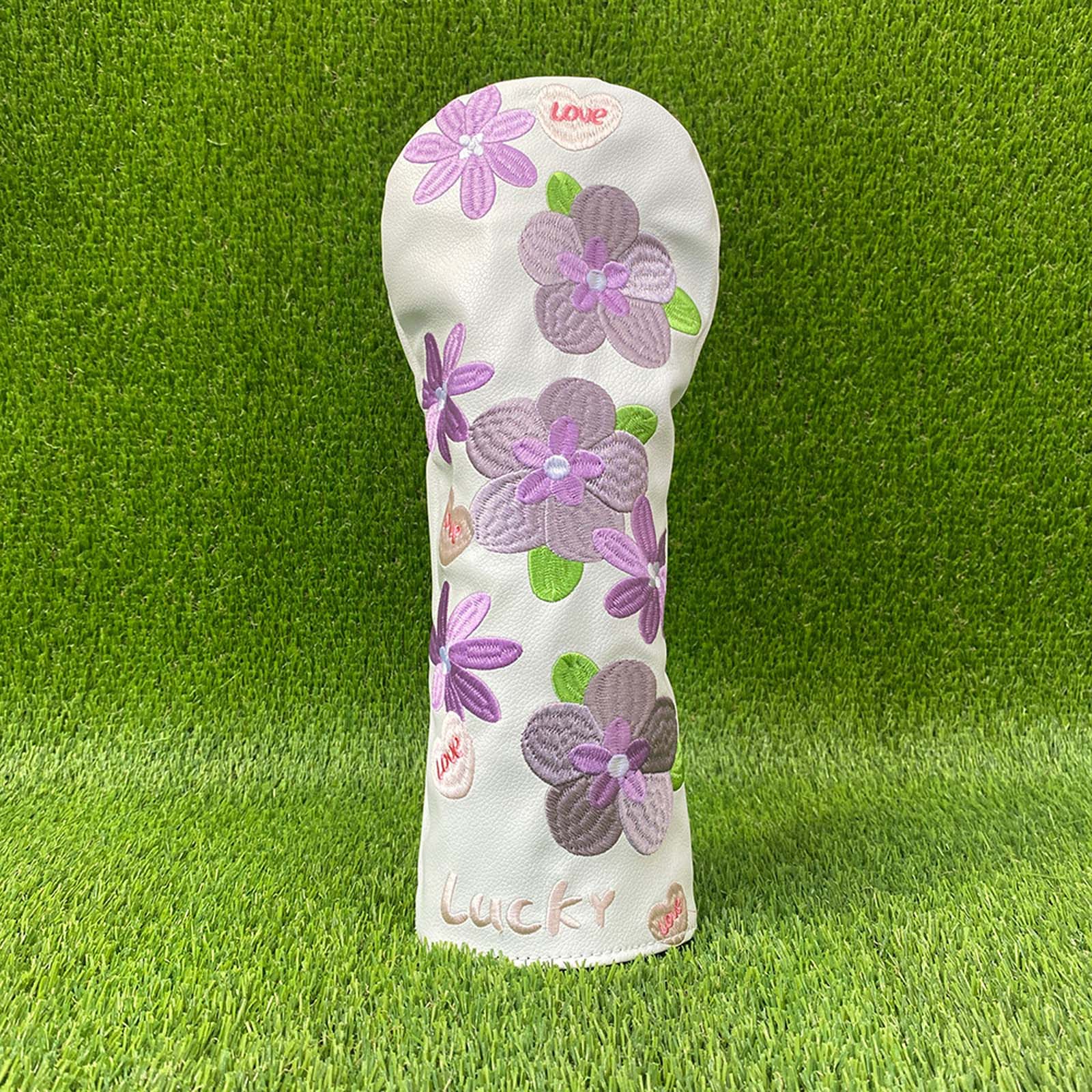 창의적인 꽃 자수 골프 클럽 헤드 커버 클럽 보호대 벨 - Embroidery Flower 리뷰 및 가격
