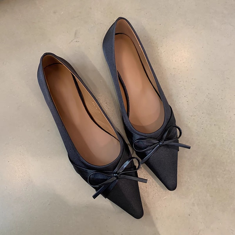 여름 신상 시폰 패션 스윗 보우 캐주얼 플랫 샌들 여성 - Embroidery Flat Shoes 리뷰 및 가격