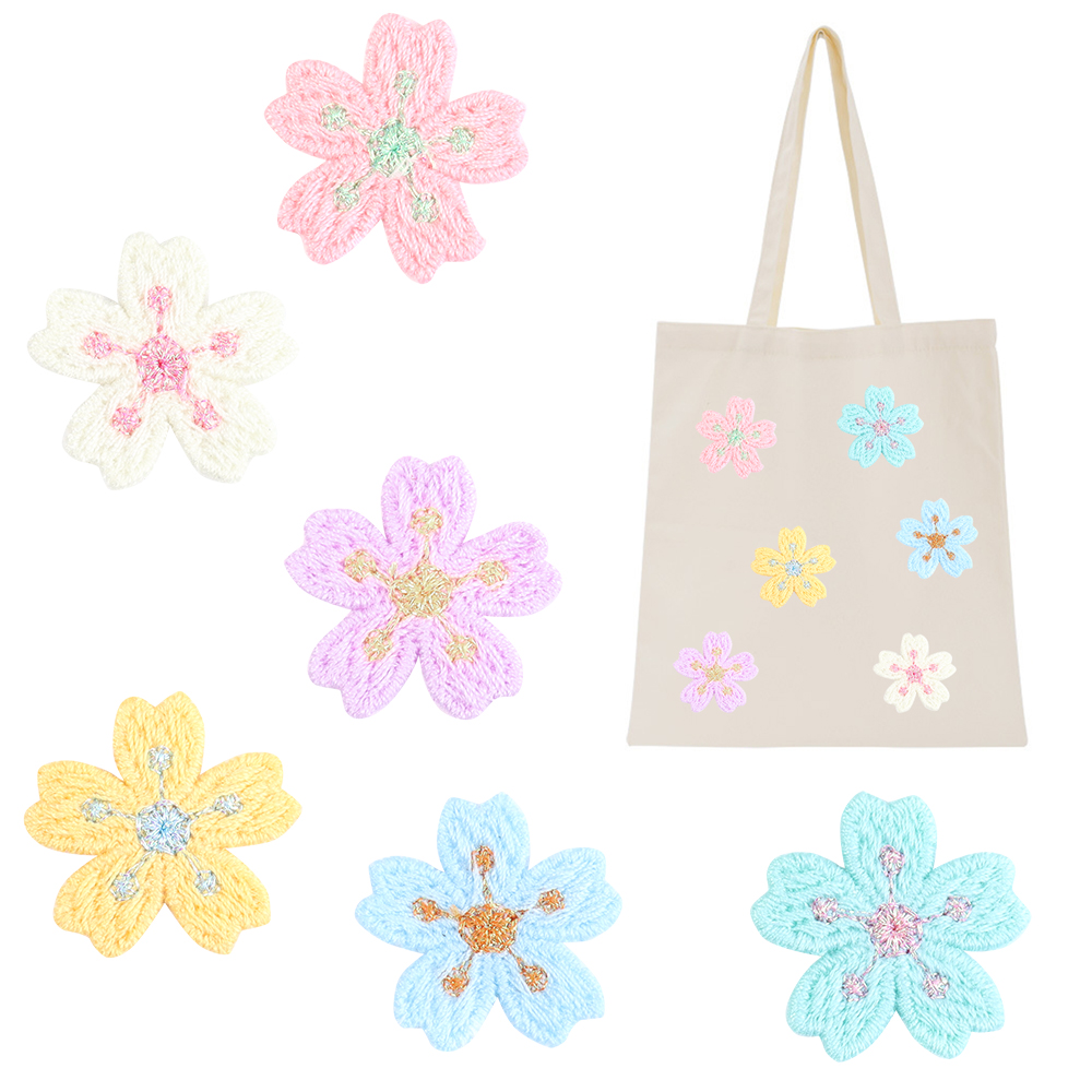 20 개/몫 다채로운 2.4cm 자수 꽃 아플리케 의류 - Embroidery Flower 리뷰 및 가격