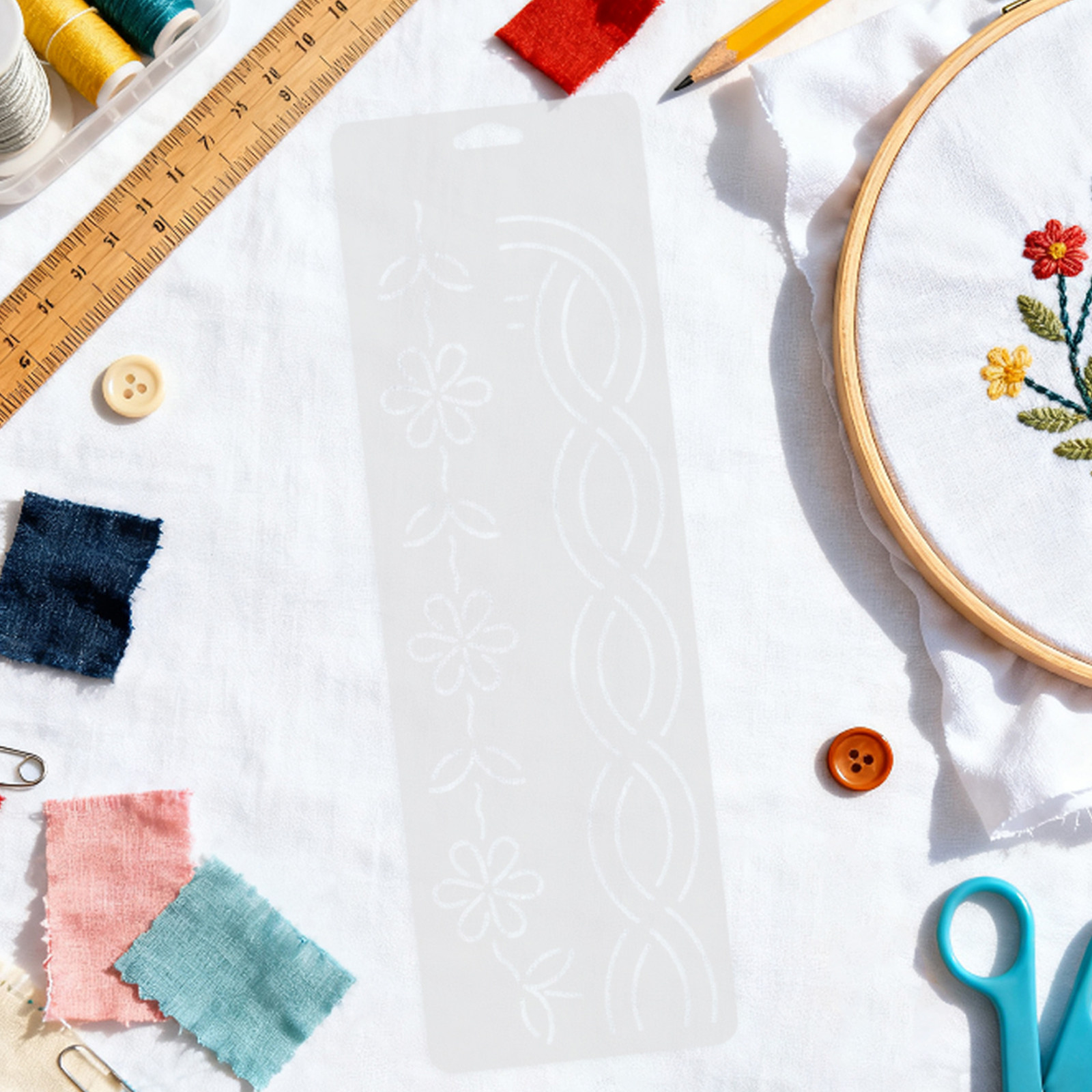 2개 세트의 코너 퀼트 스텐실, 수작업 퀼팅 패턴, 자 - Embroidery And Quilting 리뷰 및 가격
