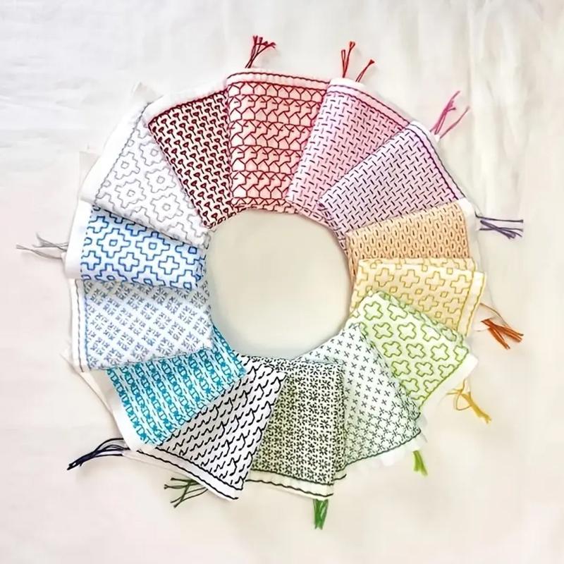 9/32개 실과 바늘 데님 원단 손자수 키트 재봉 용품 - Embroidery Water 리뷰 및 가격