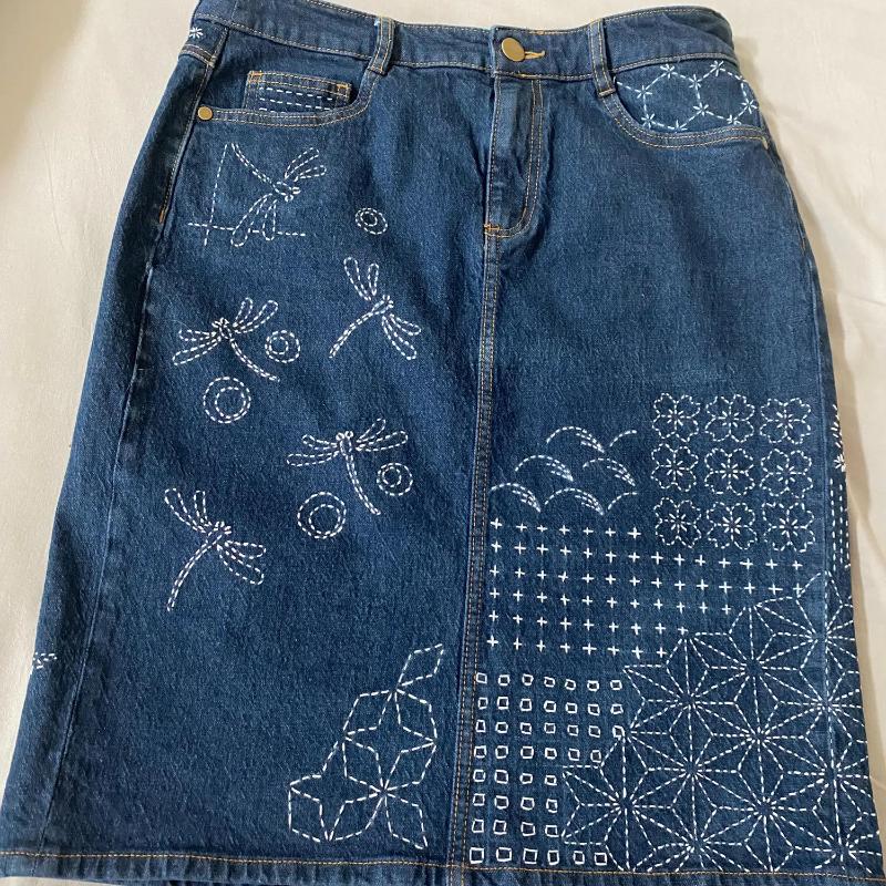 9/32개 실과 바늘 데님 원단 손자수 키트 재봉 용품 - Embroidery Water 리뷰 및 가격